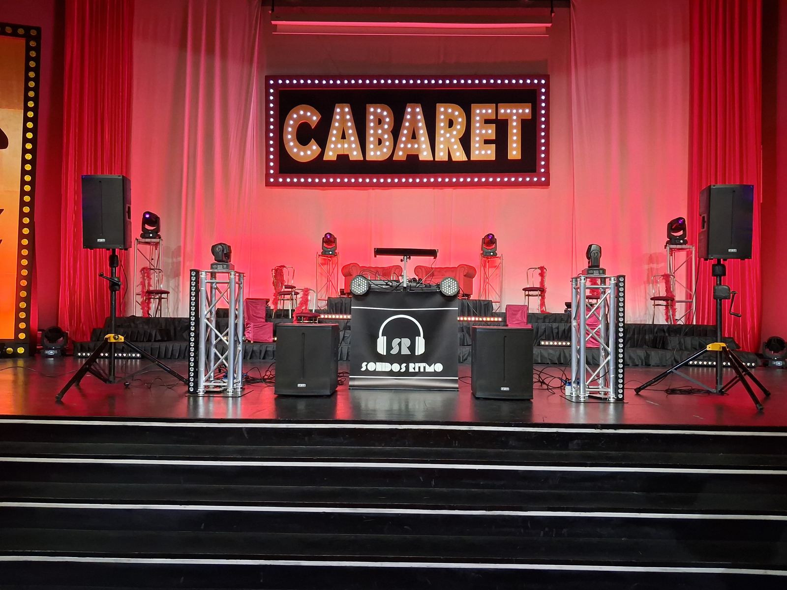 Montaje escenario Cabaret