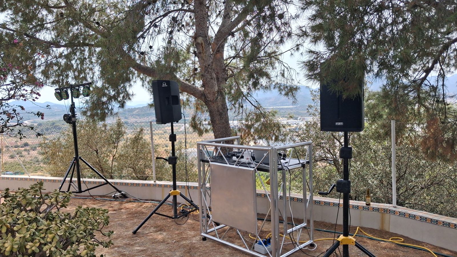 Montaje en terraza privada